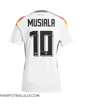 Germania Jamal Musiala #10 Tricou Fotbal Replică European 2024 Barbati Acasa